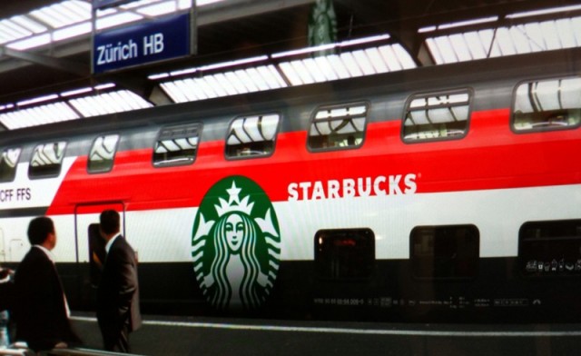 De Starbuckstrein in Zwitserland